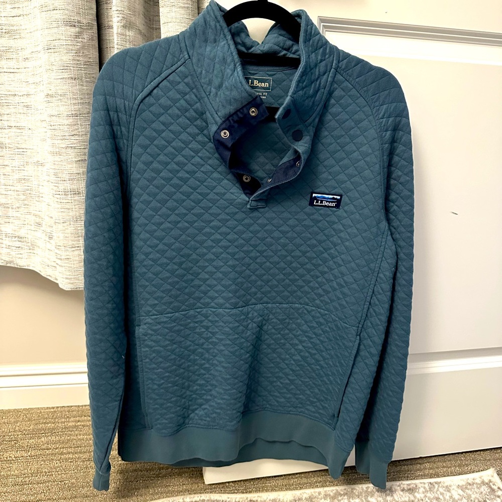 Men’s LL Bean Quilted Sweatshirt